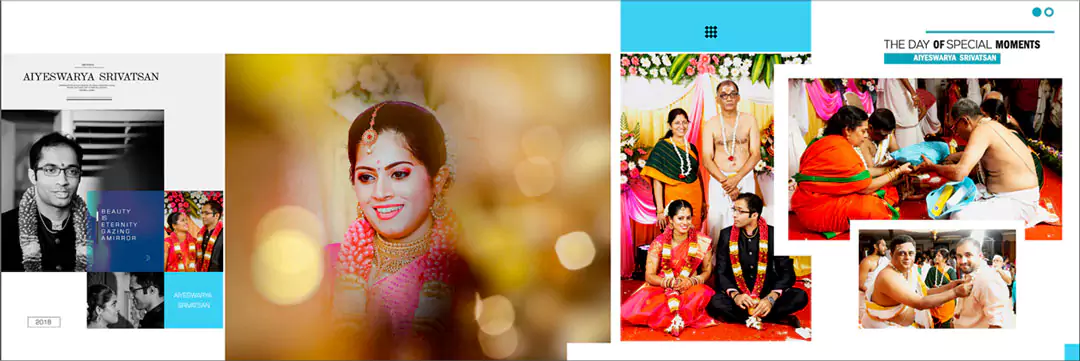south wedding albums psd